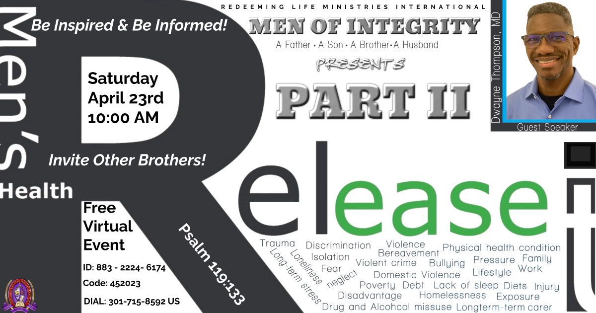 Men of Integrity - Men's Health Part II