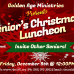 Senior Christmas Luncheon 12-9-2022