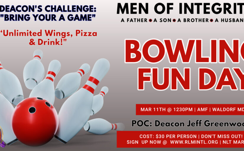 Bowling Fun Day – Men of Integrity