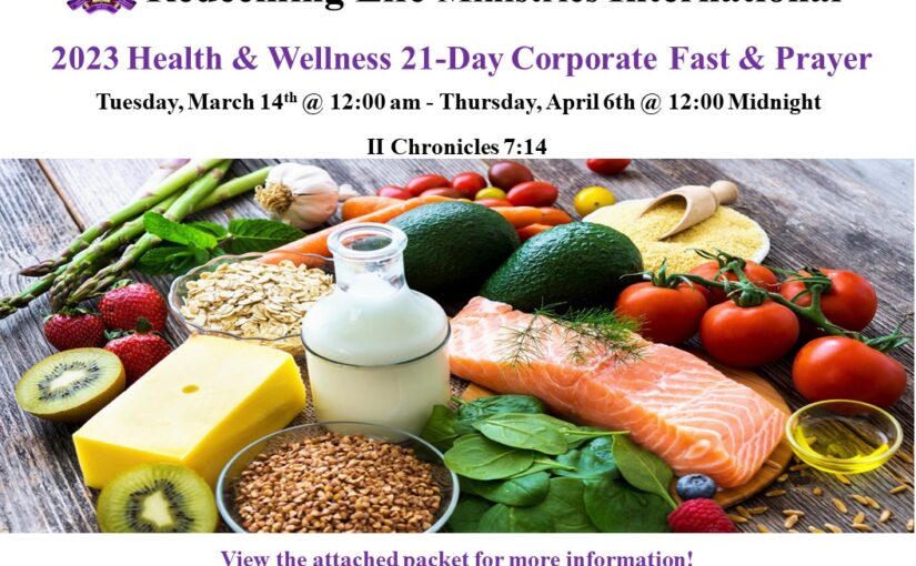 2023 Health and Wellness 21-Day Corporate Fast and Prayer