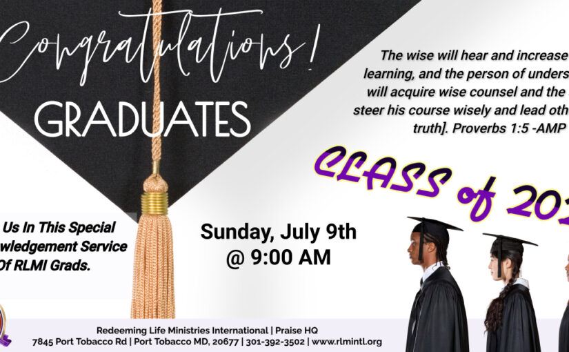 Graduate Recognition Sunday!