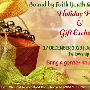 BBF Holiday Party & Gift Exchange Flyer