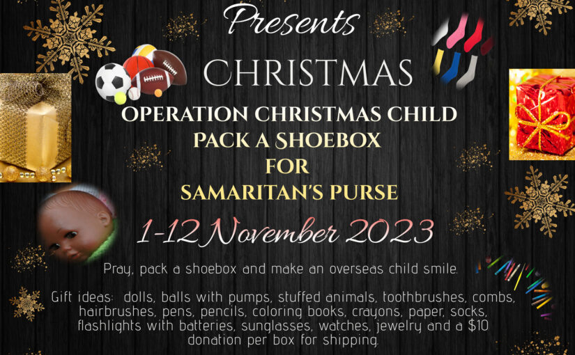 Operation Christmas Child Shoebox