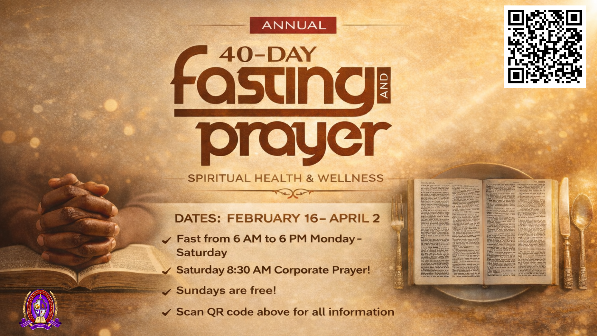 40 Day Fast & Pray Flyer 2